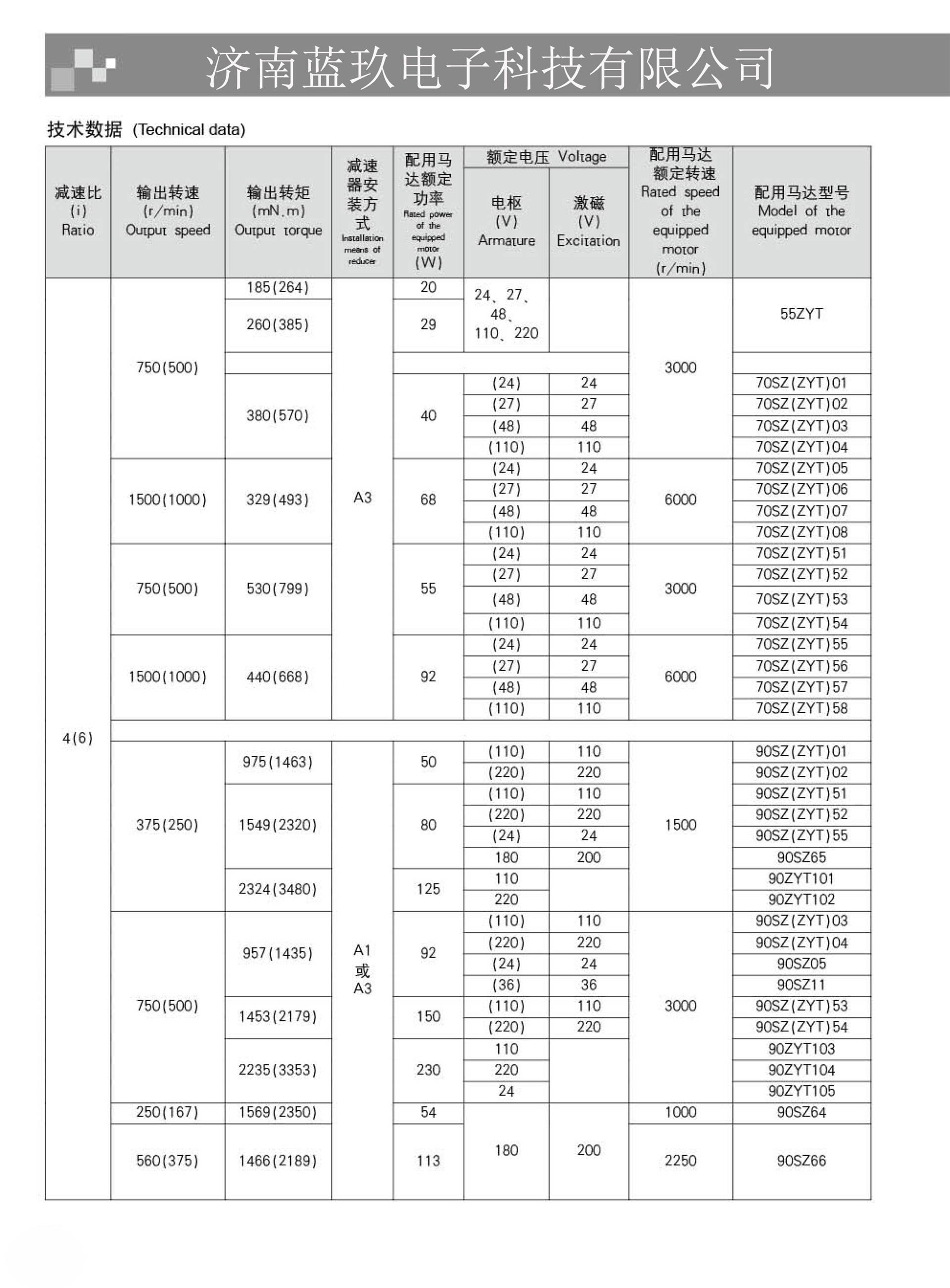 永磁行星齿轮减速电机